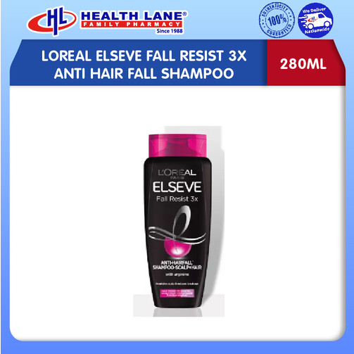 LOREAL ELSEVE FALL RESIST 3X ANTI RAMBUT FALL SYAMPU (280ML)
